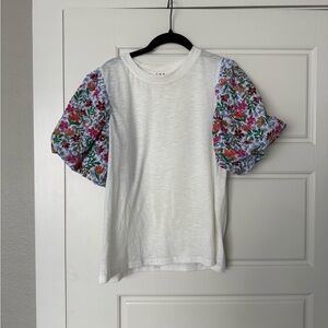 Floral Puff Sleeve Top